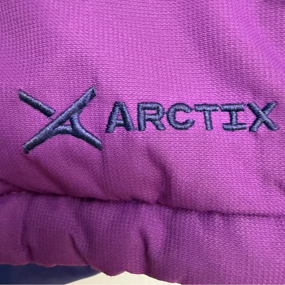 Arctix Kids Medium 10/12 Waterproof Colorblock Winter Ski Jacket 5K Blue Purple - Picture 5 of 13
